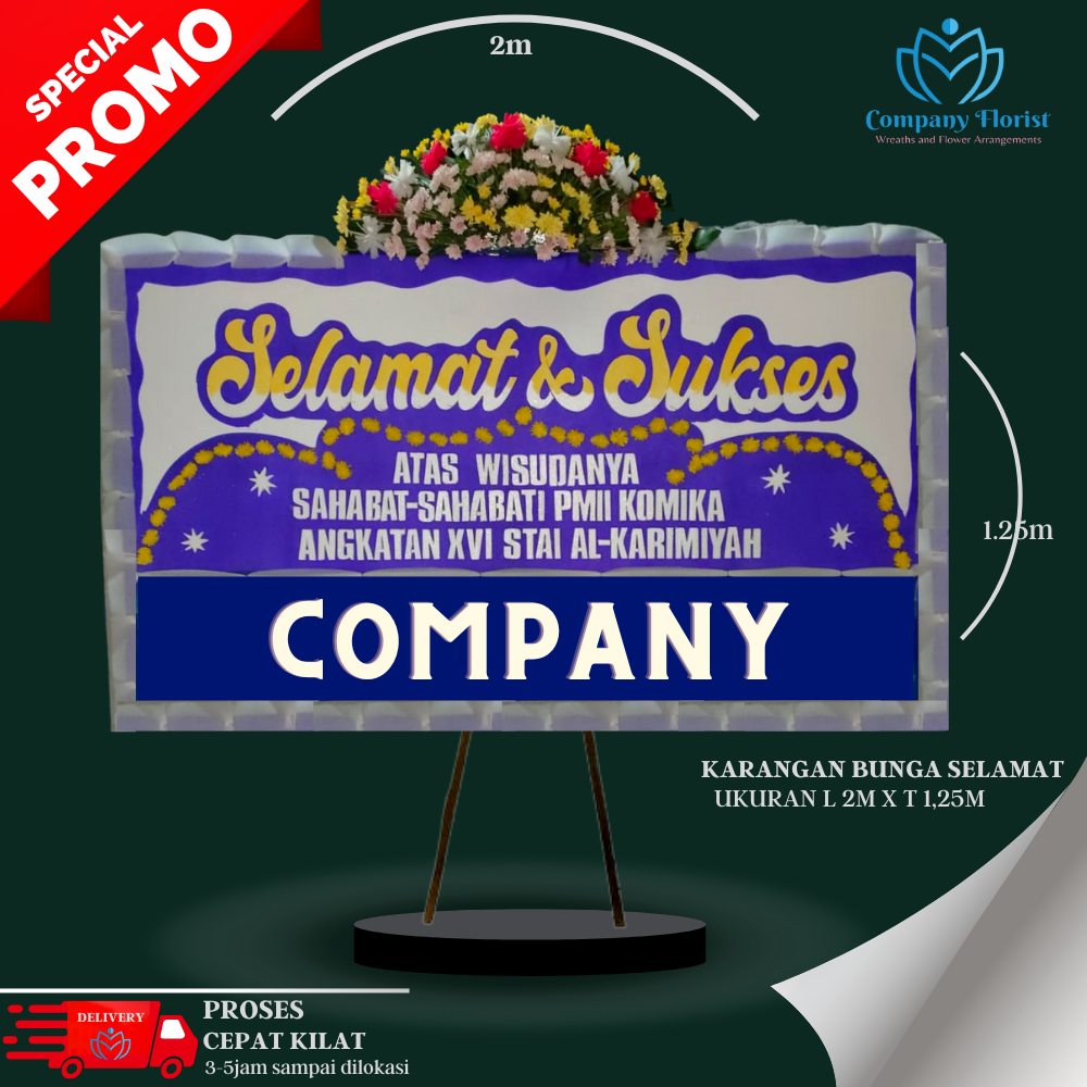 Papan Bunga Selamat dan Sukses Peresmian – Company Florist